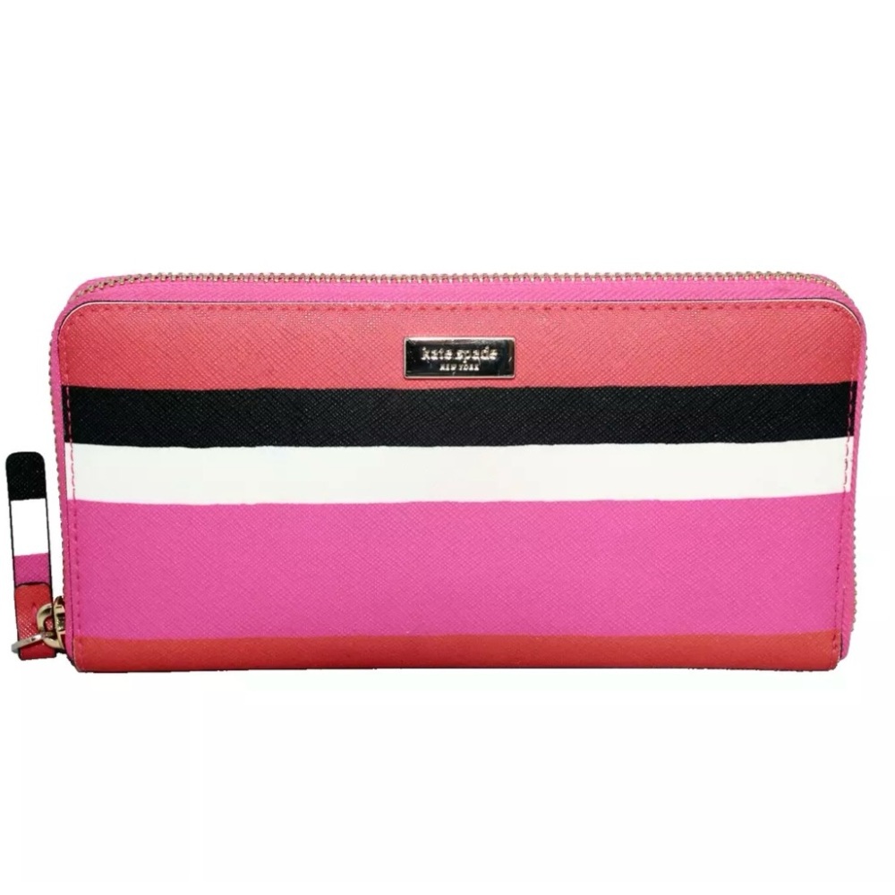 Kate Spade Laurel Way Bonita stripe continental wallet
